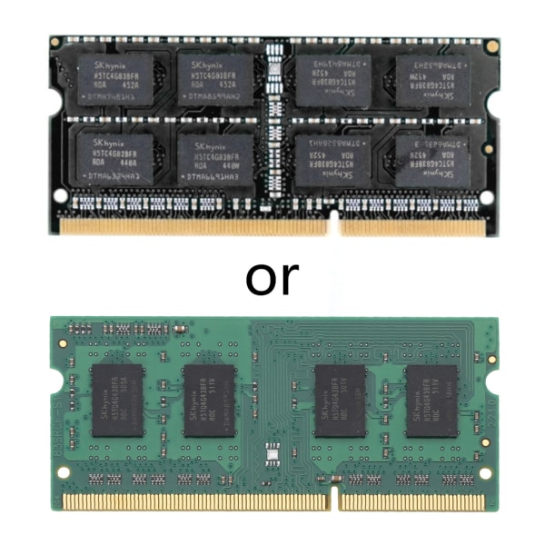 Bærbar bærbar RAM-minnemodul 204 pins 4GB/8GB Ram Enkel fiksering 2x4-tommers