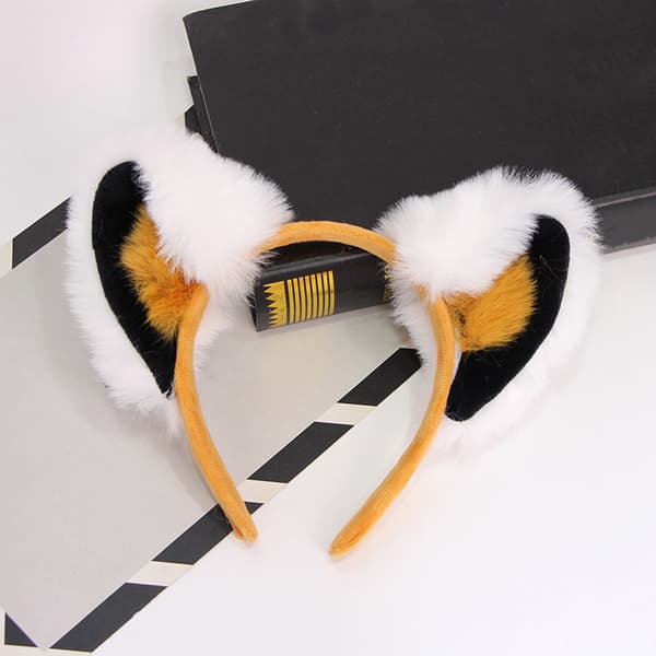 Fuzzy sjiraffhorn hodeplagg for Halloween Cosplay temafester