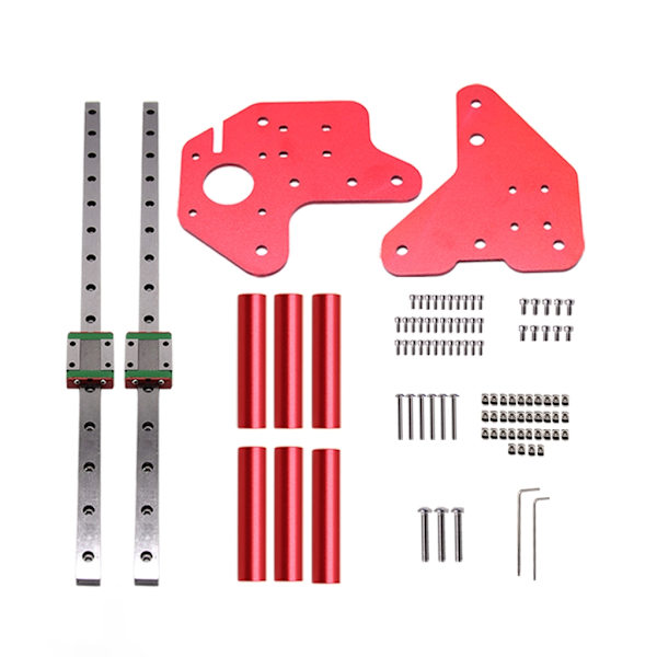 Til Ender-3/CR10 Dual Z-Axis MGN12C Linear Rails Kit med fiksplademonteringsbeslag til Ender-3/3Pro/Ende-3 V2 CR10/10S