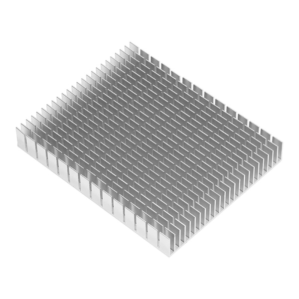 Aluminiums køleplade 150x120x20 mm Firkantet CPU køleplader Kølekølere Lameller til AX3 Pro/AX6 Router Varmediffusionskøling