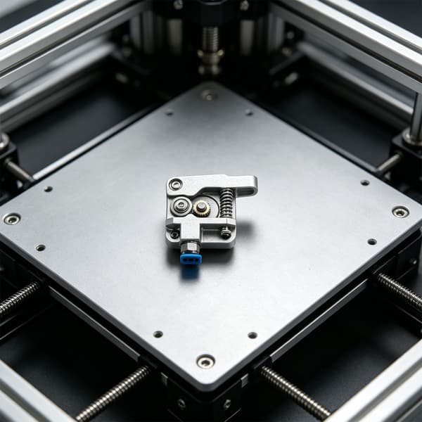 Sølv Metal Printer Ekstruder til 3D Printer Gear Arm Reparation