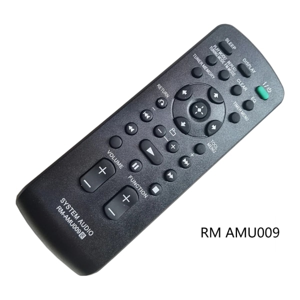 Fjärrkontroll för Sony Audio System Controller RM-AMU009 Ersättningsfjärrkontroll MHC-EC609iP CMT-CX4iP CMT-MX500i