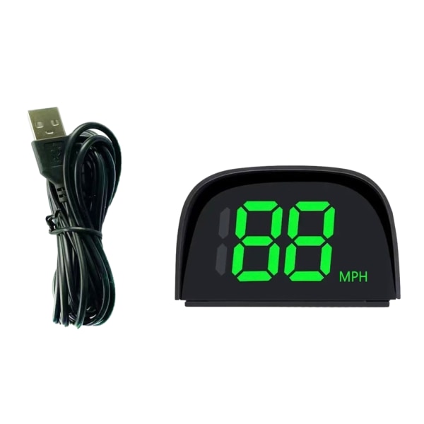 Bil HUD Speedometer Digital Speedometer KMH/MPH LED Stor Font Display Display Meter Speedometer for SUV-er for biler