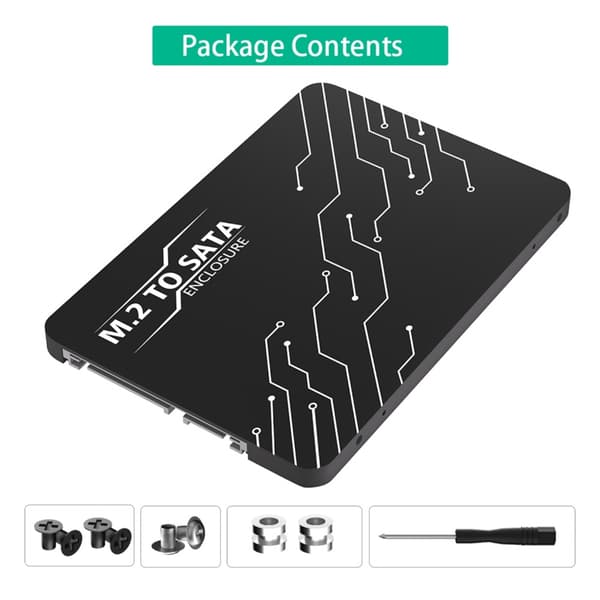 M.2 Key B SSD - SATA3.0 2.5\" -sovittimet SSD-muuntimet RiserCard