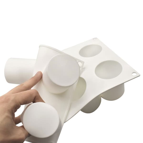Lysform 3D Silikonform Håndlagde Soyasåpeformer Lysform