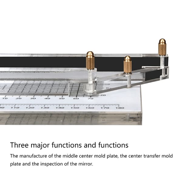 Optisk Parallelism Mätare Testare Mätinstrument för Glasögonbågar