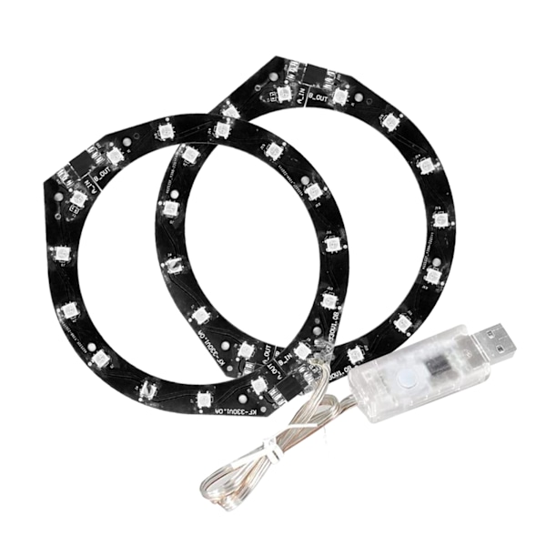 RGB LED Strip-lys dekorasjon for spillkonsollen din Passer til PS5-konsollen