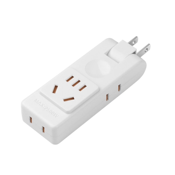 180 astetta pyörivä power 4 in 1 seinäpistorasian multi kotikäyttöön, matkakäyttöön
