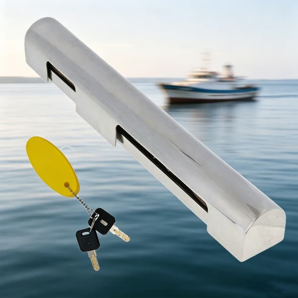 Kraftig marinekvalitets påhengsmotorlås, rustfri rustfritt stål