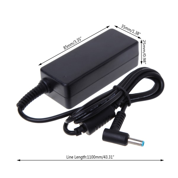 19,5V 2,31A AC power Laddare Adapter Laptop För HP ProBook 400 430 430