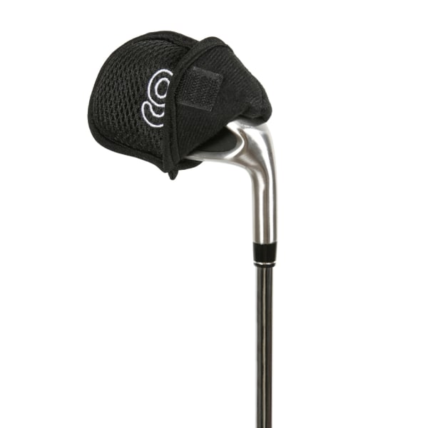 10 st Golf Iron Head Covers Mesh Tyg Golf Club Headcover Vattentät Golf Putter Cover Set Passar de flesta märken Golf Iron Black