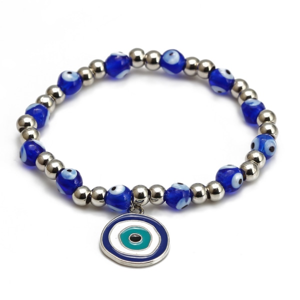 Fashion Blue Turkish for Evil Eye Bead for Protection Armband Armband Lycka till null - 1