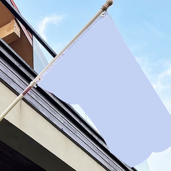Slitesterke flaggklemmer, multifunksjonelt hageflaggutstyr, raskt oppsett
