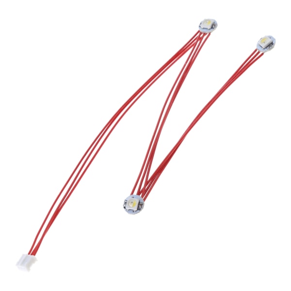 Fullt monterat LED-kit för Voron 2.4 Stealthburner med 3 RGBW Mini Button PCB-lysdioder anslutna med PTFE-kablar