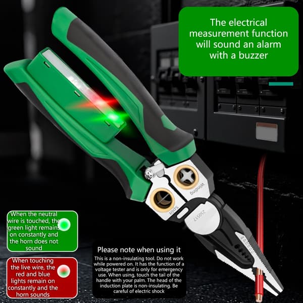 Spänning Elektrisk Avisoleringstång Sladdklippning För Exakt Kabelavisolering