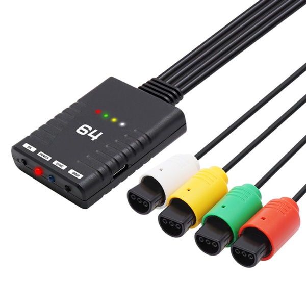 Trådlösa kontroller Adapter för Switch PS3 PS4-PS5 8bitdo Controller för N64 Konsol 1 till 4 Spelkontroller Adapter