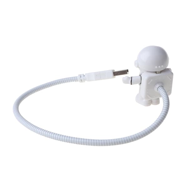Spaceman USB LED Lys Justerbar Natlampe Gadgets til Computer PC