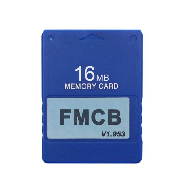 8MB 16MB 32MB 64MB Gratis McBoot FMCB-minneskort för PS2 FMCB-minneskort v1.953 Extended Card Save Game Data Stick Blue 16M