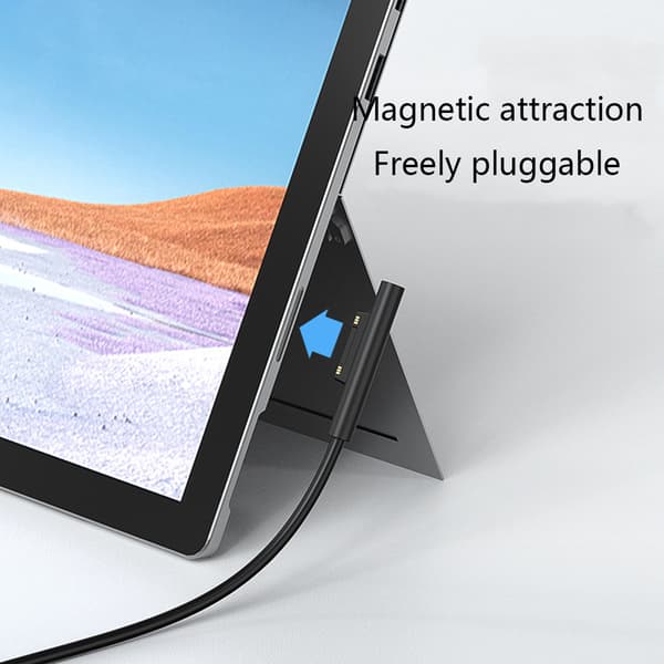 USB C Strømforsyningsoplader Adapter Opladerkabel til Surface Pro 7/6/54/3 Laptop