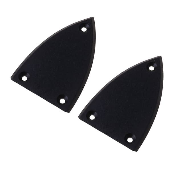 2 stk. sorte Truss Rod-dekselskruer for gitar 3 hull gitardel tilbehør nytt