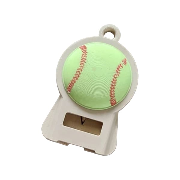 Bærbart dåseåbnerværktøj med baseballtema til fester