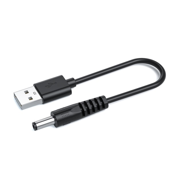 USB DC-laddningssladd USB-A hane till DC 3,5 mm x 1,35 mm 5V-adapter för LED Strip Lights Flashlig Radiatorer Fläktar Klockor 5.5x2.5mm