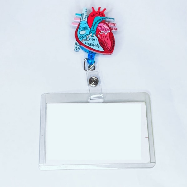 Märkerullar Hållare för namnlappar Kort Hjärta Anatomi Sjuksköterska Läkare null - B