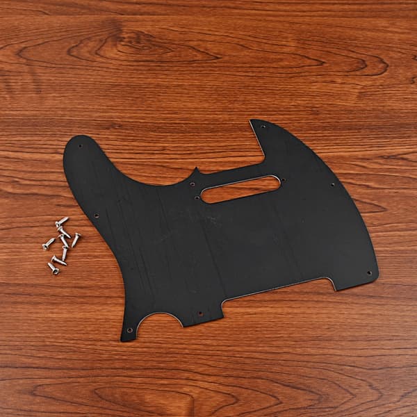 8-håls gitarr anti-scratch platta 3-lagers solid svart gitarr skyddande plektrumskydd