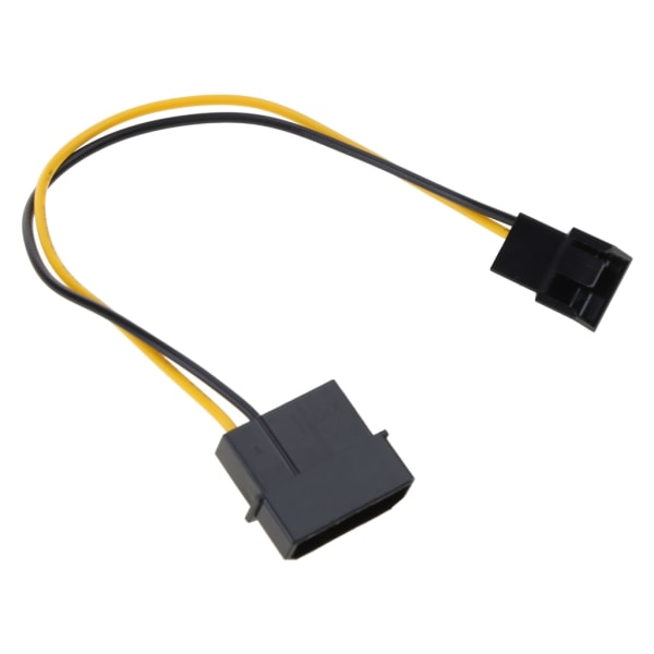 PC-tuulettimen kaapeli D-tyyppinen suuri 4-nastainen IDE-uros-3-nastainen tuulettimen power -uros CPU/ case Jäähdytystuulettimen liitin Power jatkokaapeli 20 cm