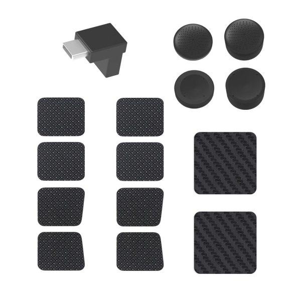 Slitstark Trackpad Sticker Skin Cover Silikon Rocker Cap med L- set för Steam Deck Controller Grip Cover