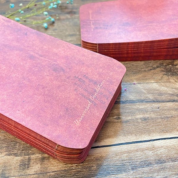 100x åldrade tomma kuvert Krafts papperskuvert för inbjudningshälsningskort Retro red brown