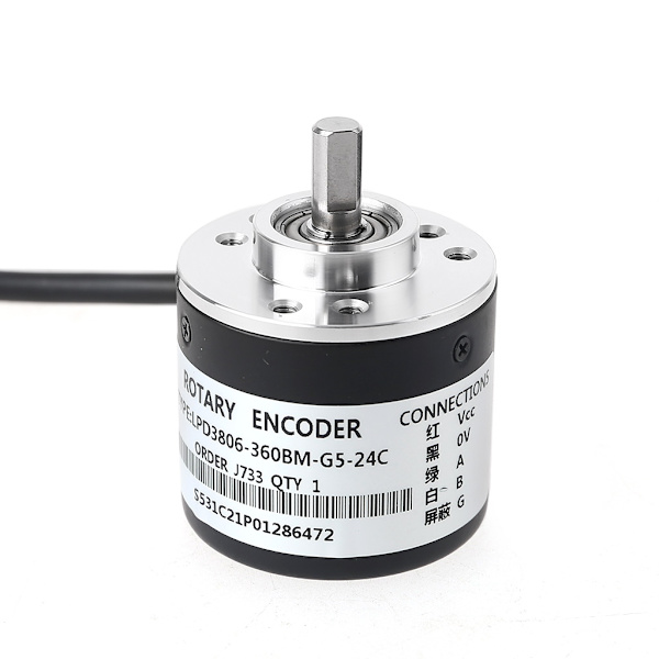 360P/R Inkrementel roterende encoder AB fase encoder 6mm aksel til W kobling Ny