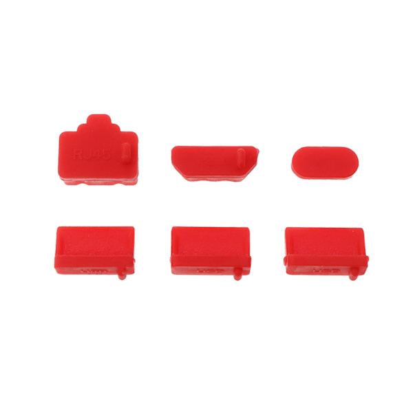 cap delar/ set Silikonvärddammpluggset USB RJ45 HDMI- set cover för PS3-spelkonsoler