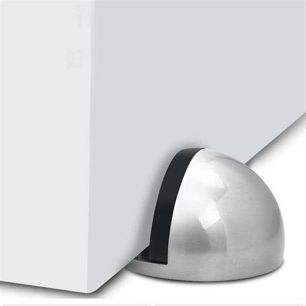 Antikollision Stopper Hardware Dørstopper Rustfrit stål Gulvmonteret gummi null - B