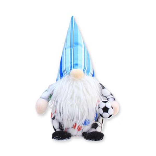 Handgjord Sport Tomte Gnome Svensk Skandinavisk Tomte Juldekorationer Present null - Football A