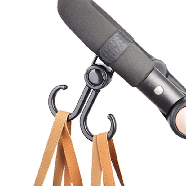 Barnvagn Dubbel Krok Hängare Set om 2 Multipurpose Hängkrokar