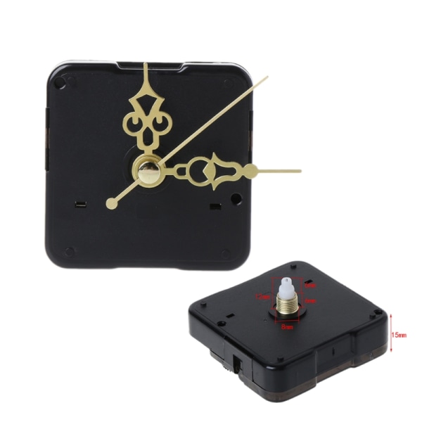 DIY Quartz Clock Movement Silence Quartz Clock Core Tilbehør Forbruksvarer for veggmonterte spisse nåler