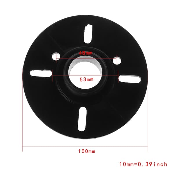 Svart Diskant Horn Adapter 51-87mm Boltsirkeldiameter Tilbehør