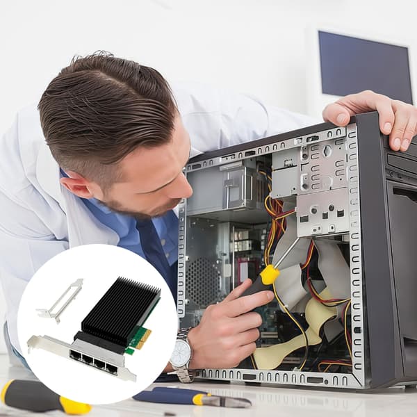 Avancerat PCIe-nätverkskort som stöder energieffektivt Ethernet