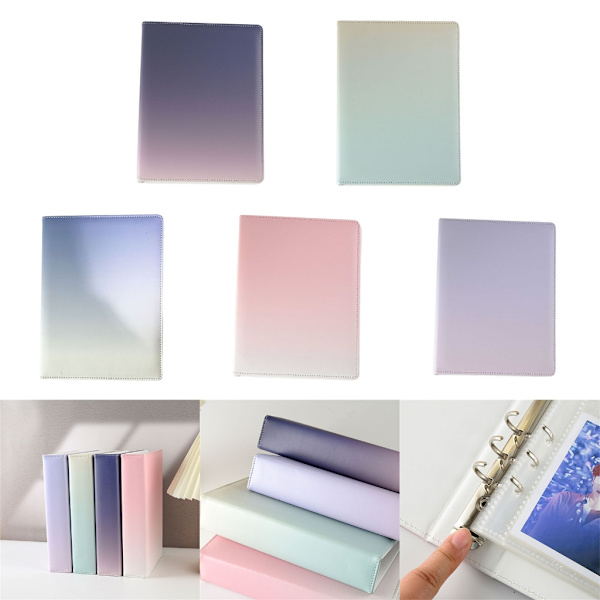 Tehokas Binder Photocard Album -valokuva-albumit Sleeves Kpop -valokuvakorttipidike Purple