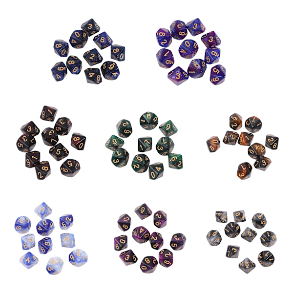 Polyhedral Terninger 15mm RPG Terninger Familie Fest Børnespil Terninger Husholdning 5