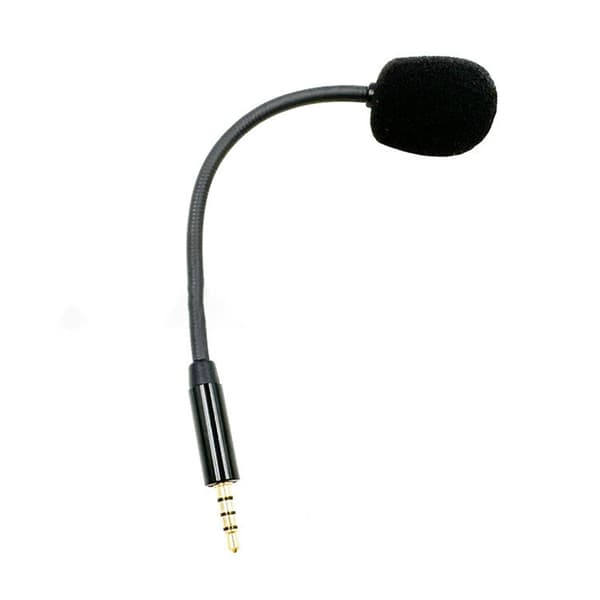 3,5 mm guldpläterad mikrofon med rak kontakt för spelheadset PC