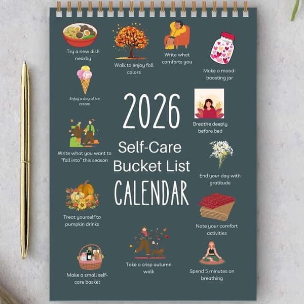 2026 Kreativ Illustrationskalender Konstpapperstryck Väggkalender