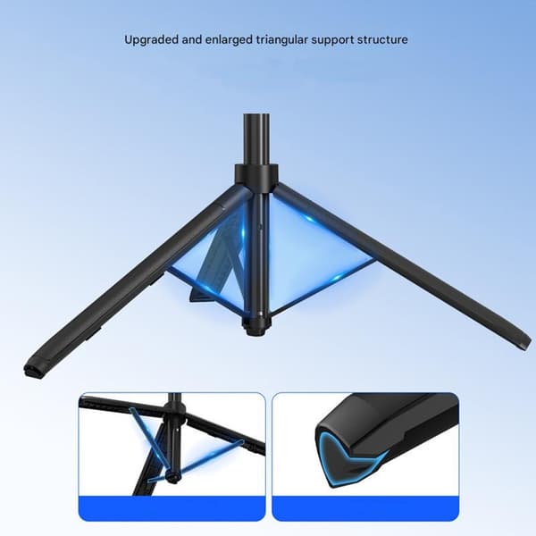Bærbart magnetisk selfiestangstativ for 2, forlenges fra 33 cm til 140 cm