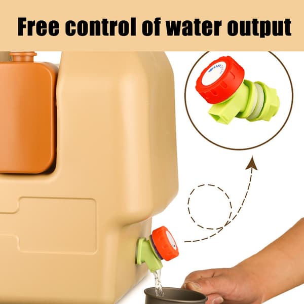 20L Camping Vattenbehållare Förvaringstank För Picknick Utomhusgrillar Med Säker Design