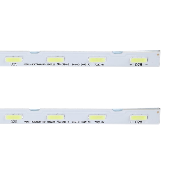 2 STK LED Baklysstripe For UA43NU7100 UE43NU7092 UE43RU7400 Led Barer 462mm