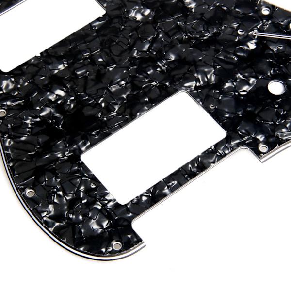 3-lagers svart plektrumskydd för gitarr till Fender Strat 2 HH Humbucker