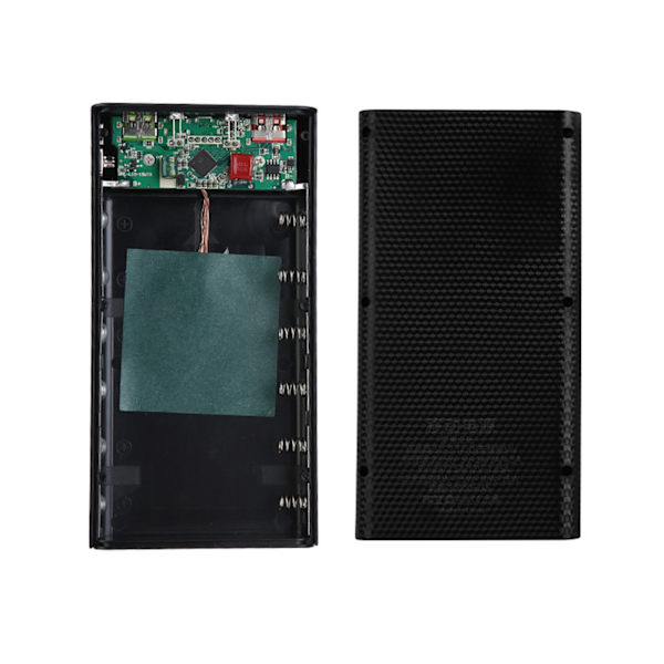 Löstagbar 5W 10W 22,5W QC3.0 LCD 6x21700 Batteri för case Power Bank for Shell Snabbladdning Trådlös laddningsbox Portab