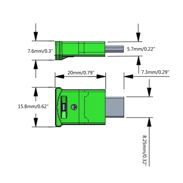 USB-C Type-C LED-interiörljus Neon Atmosphere Ambient-lampa för bil inomhus 1 set of 1