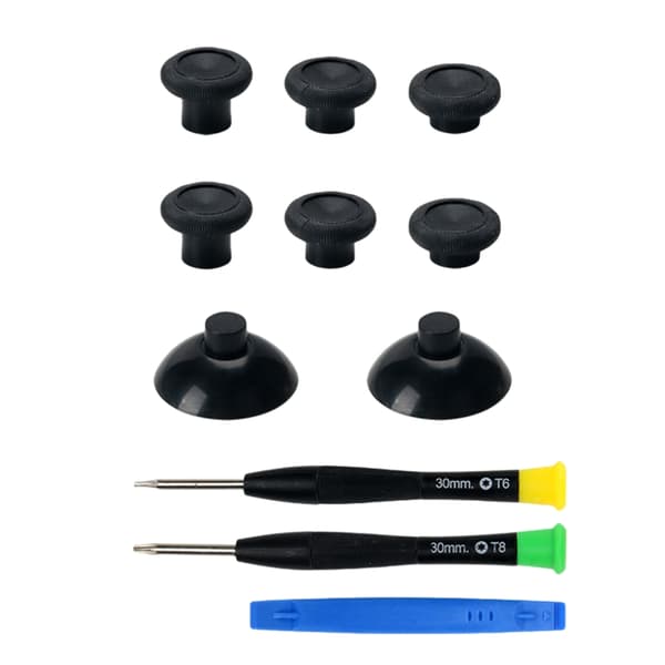 8-i-1 Ergonomiske Thumbstick Greb 3D Rocker Caps til XB One Spilcontroller